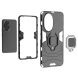 Защитный чехол Deexe Hybrid Case для Honor 200 - Black (364104B). Фото 5 из 6