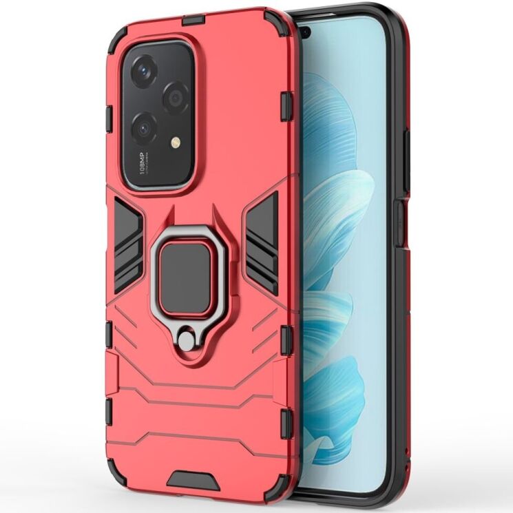 Защитный чехол Deexe Hybrid Case для Honor 200 Lite - Red: фото 2 из 6
