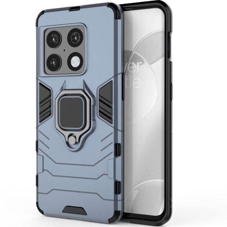 Защитный чехол Deexe Hybrid Case для OnePlus 10 Pro - Blue: фото 2 из 8