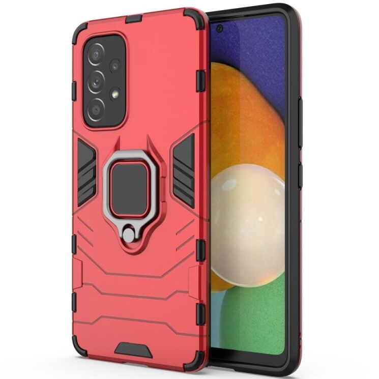 Защитный чехол Deexe Hybrid Case для Samsung Galaxy A53 - Red: фото 2 из 7