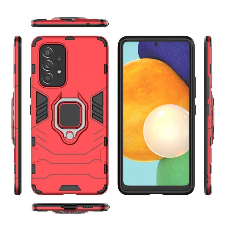 Защитный чехол Deexe Hybrid Case для Samsung Galaxy A53 - Red: фото 5 из 7
