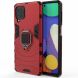 Защитный чехол Deexe Hybrid Case для Samsung Galaxy M62 - Red (294308R). Фото 2 из 7
