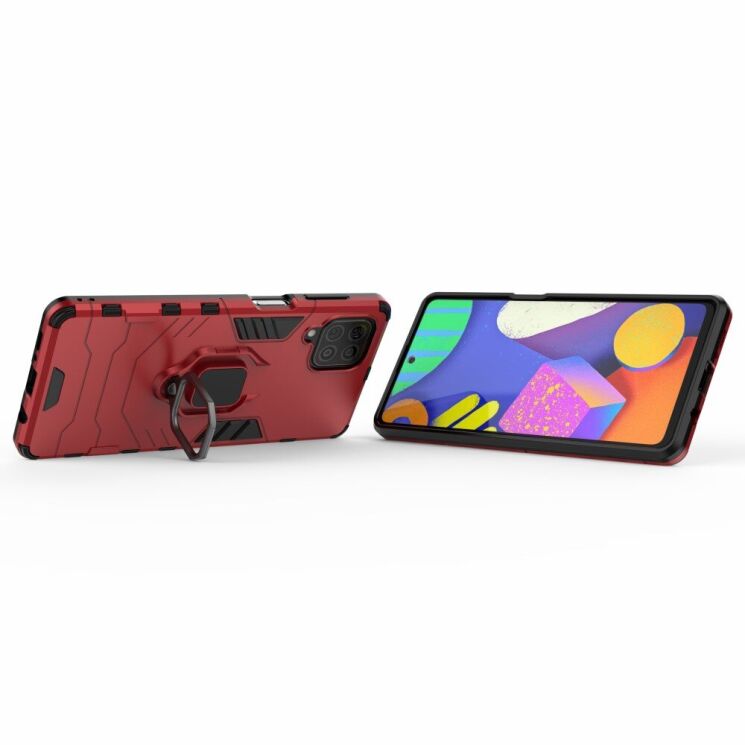 Защитный чехол Deexe Hybrid Case для Samsung Galaxy M62 - Red: фото 4 из 7