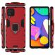 Защитный чехол Deexe Hybrid Case для Samsung Galaxy M62 - Red (294308R). Фото 3 из 7
