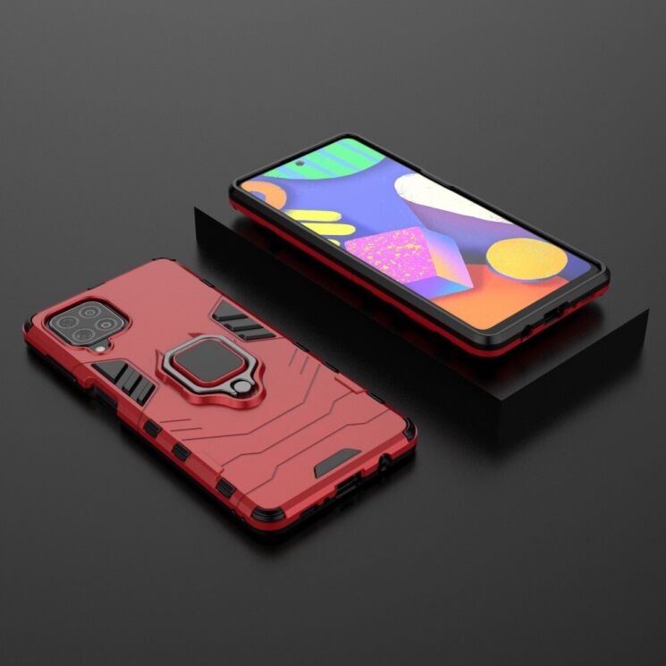 Защитный чехол Deexe Hybrid Case для Samsung Galaxy M62 - Red: фото 5 из 7