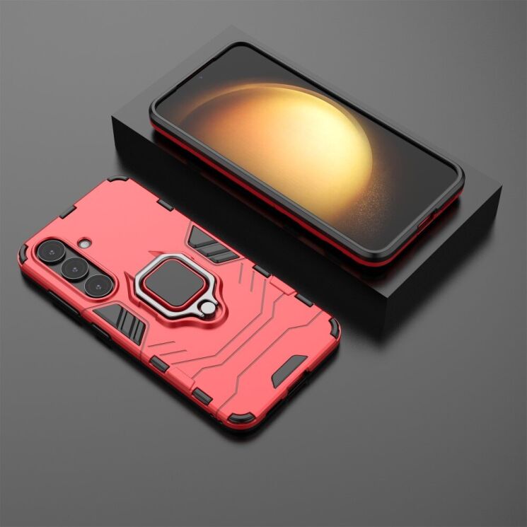 Защитный чехол Deexe Hybrid Case для Samsung Galaxy S25 Plus (S936) - Red: фото 4 из 6
