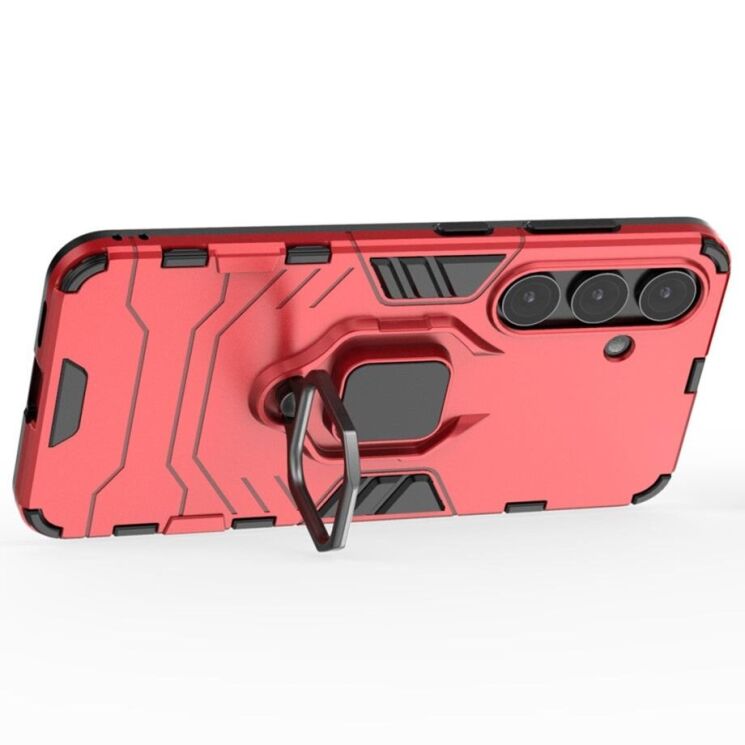 Защитный чехол Deexe Hybrid Case для Samsung Galaxy S25 Plus (S936) - Red: фото 2 из 6