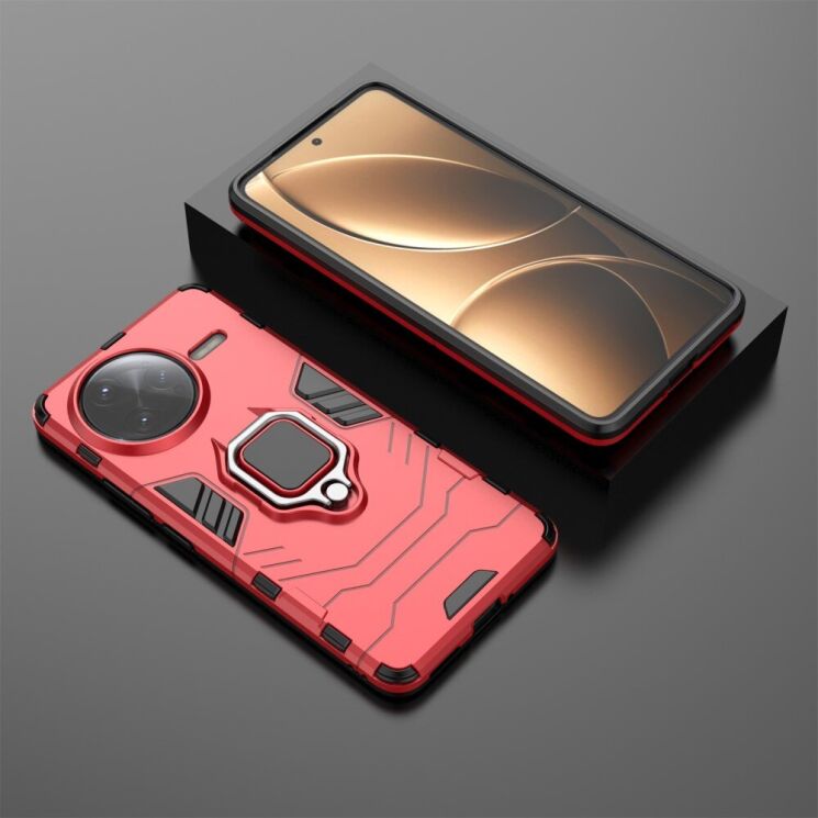 Защитный чехол Deexe Hybrid Case для Xiaomi Poco F7 Ultra - Red: фото 4 из 6