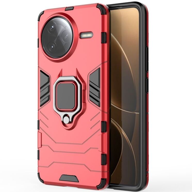 Защитный чехол Deexe Hybrid Case для Xiaomi Poco F7 Ultra - Red: фото 2 из 6