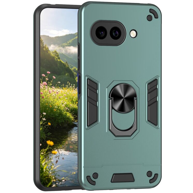 Защитный чехол Deexe Hybrid Shell для Google Pixel 10a - Green: фото 1 из 7