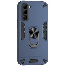 Защитный чехол Deexe Hybrid Shell для Infinix Hot 50 Pro - Blue: фото 1 из 7