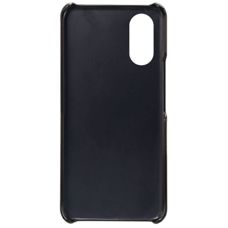 Защитный чехол Deexe Leather Back Cover для OPPO A98 - Black: фото 4 из 4