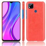 Захисний чохол Deexe Leather Back Cover для Xiaomi Redmi 9C / Redmi 10A - Red (267633R)