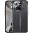 Защитный чехол Deexe Leather Cover для Apple iPhone 16 Pro Max - Black (360403B)