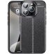 Защитный чехол Deexe Leather Cover для Apple iPhone 16 Pro Max - Black (360403B). Фото 1 из 6