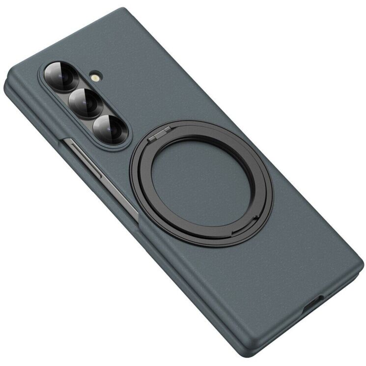 Защитный чехол Deexe Mag Ostand для Samsung Galaxy Fold 7 - Green: фото 2 из 8