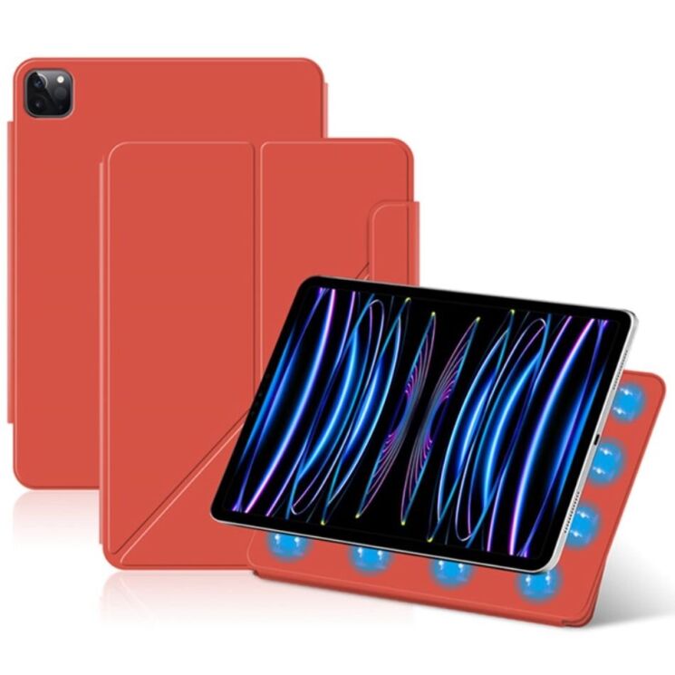 Защитный чехол Deexe Magnetic Case для Apple iPad Pro 11 (2024) - Red: фото 1 из 7