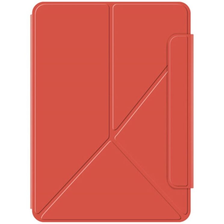 Защитный чехол Deexe Magnetic Case для Apple iPad Pro 11 (2024) - Red: фото 6 из 7