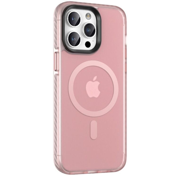 Защитный чехол Deexe Magnetic Cover для Apple iPhone 15 Pro - Pink: фото 1 из 8