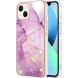 Защитный чехол Deexe Marble Style для Apple iPhone 15 - Light Purple (329555LV). Фото 1 из 5