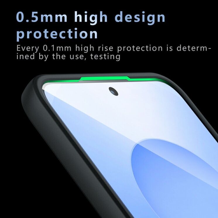 Защитный чехол Deexe Matte Skin для Samsung Galaxy S26 FE - Transparent Black: фото 7 из 13
