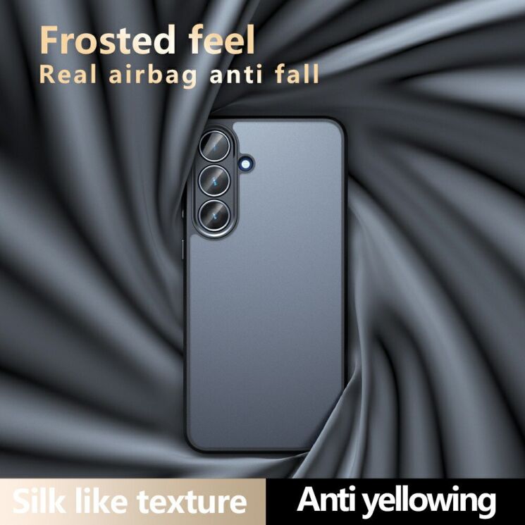 Защитный чехол Deexe Matte Skin для Samsung Galaxy S26 FE - Transparent Black: фото 9 из 13
