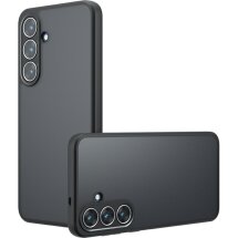 Защитный чехол Deexe Matte Skin для Samsung Galaxy S26 FE - Transparent Black: фото 1 из 13