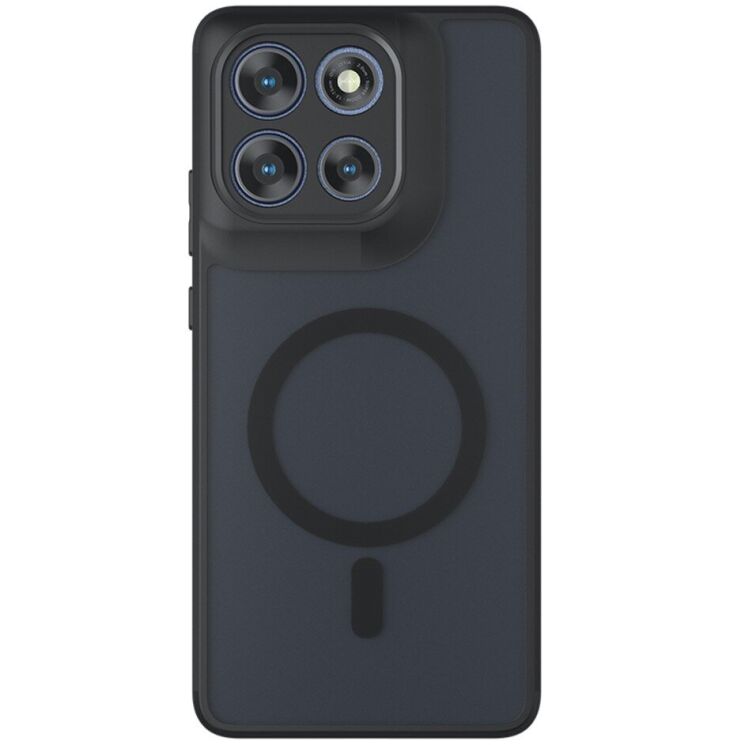 Защитный чехол Deexe Matte Skin with MagSafe для Motorola Moto G86 / G86 Power - Black: фото 2 из 12