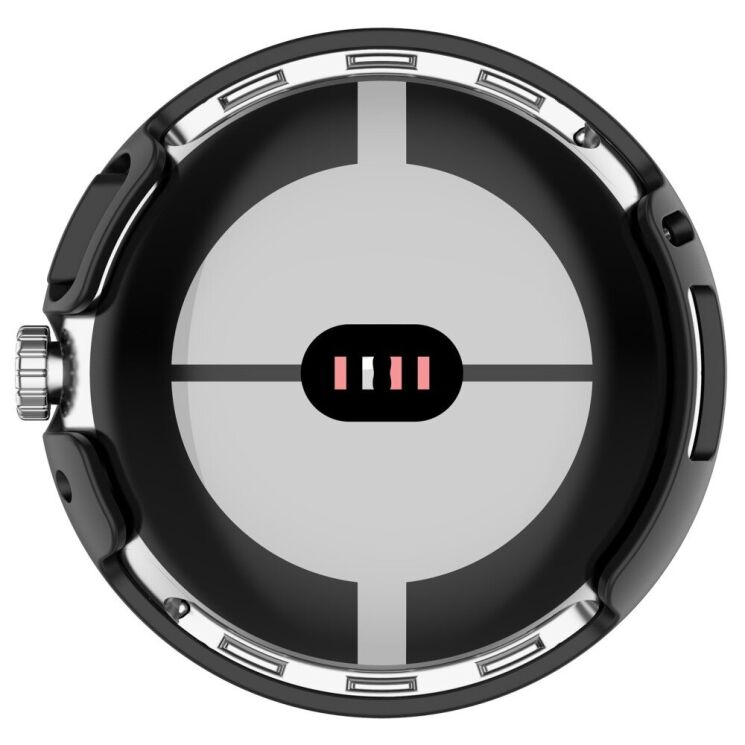 Захисний чохол Deexe Protective Frame для Google Pixel Watch / Watch 2 - Black: фото 6 з 8