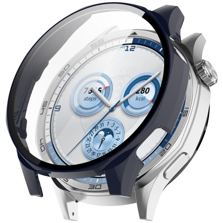 Защитный чехол Deexe Protective Frame для Huawei Watch GT 5 (46mm) - Dark Blue: фото 1 из 7