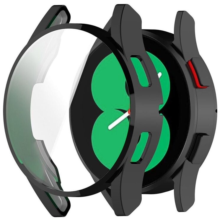 Захисний чохол Deexe Protective Frame для Samsung Galaxy Watch FE (40mm) - Black: фото 1 з 7