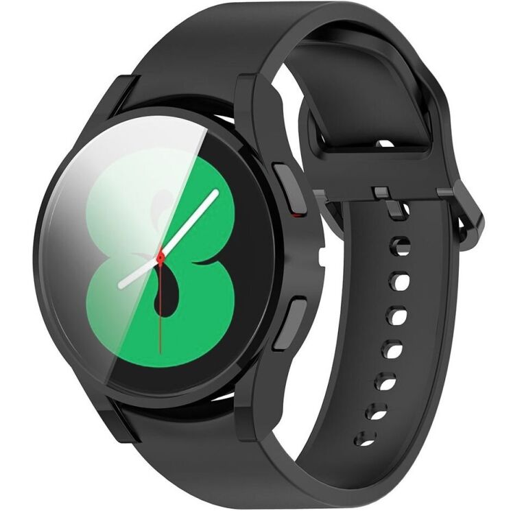Захисний чохол Deexe Protective Frame для Samsung Galaxy Watch FE (40mm) - Black: фото 4 з 7