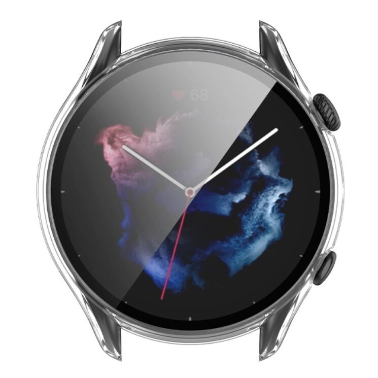 Защитный чехол Deexe Protective Frame для Xiaomi Amazfit GTR 3 / GTR 3 Pro - Transparent: фото 6 из 9