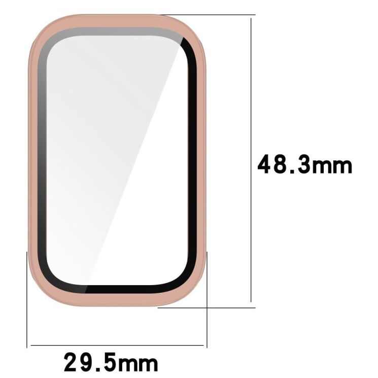 Защитный чехол Deexe Protective Frame для Xiaomi Mi Smart Band 9 Active / Redmi Band 3 - Dark Blue: фото 7 из 7