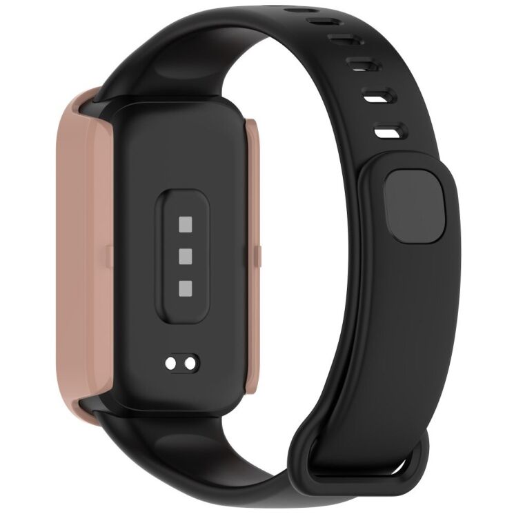 Защитный чехол Deexe Protective Frame для Xiaomi Mi Smart Band 9 Active / Redmi Band 3 - Pink: фото 6 из 7