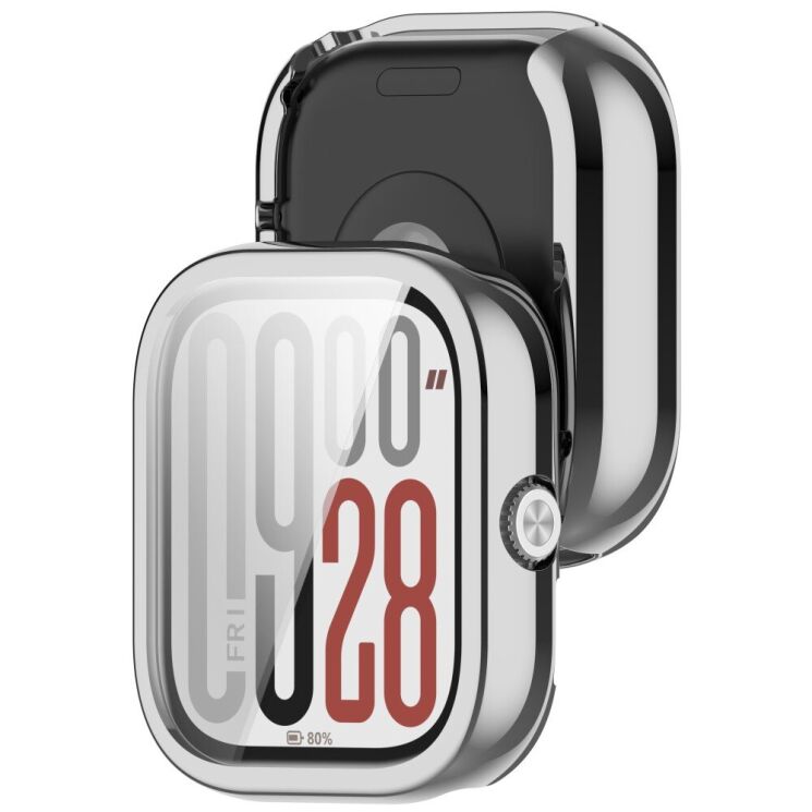 Защитный чехол Deexe Protective Frame для Xiaomi Redmi Watch 5 - Silver: фото 3 из 7