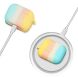 Защитный чехол Deexe Rainbow Case для AirPods 3 - Cyan / Light Yellow (287226LY). Фото 3 из 4