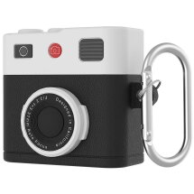 Защитный чехол Deexe Retro Camera для Apple AirPods 4 - Black: фото 1 из 7
