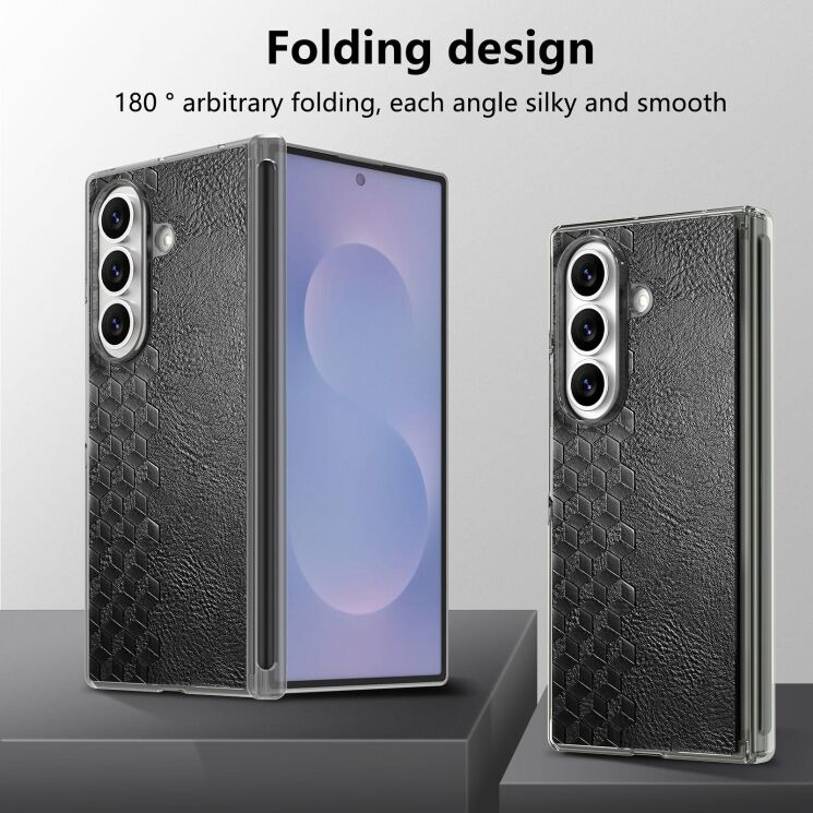 Защитный чехол Deexe Rhombus Case для Samsung Galaxy Fold 8 Ultra - Black (424082B) Защитный чехол Deexe Rhombus Case для Samsung Galaxy Fold 8 Ultra - Black: фото 11 из 12