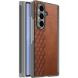 Защитный чехол Deexe Rhombus Case для Samsung Galaxy Fold 8 Ultra - Brown (424082Z). Фото 4 из 12
