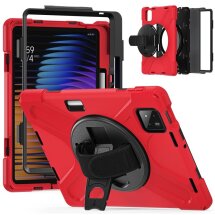 Захисний чохол Deexe Rotation Hybrid для Xiaomi Pad 7 / 7 Pro - Red: фото 1 з 15