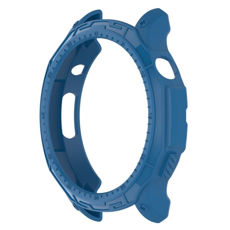Защитный чехол Deexe Rugged Frame для Xiaomi Amazfit GTR 4 - Dark Blue: фото 2 из 8