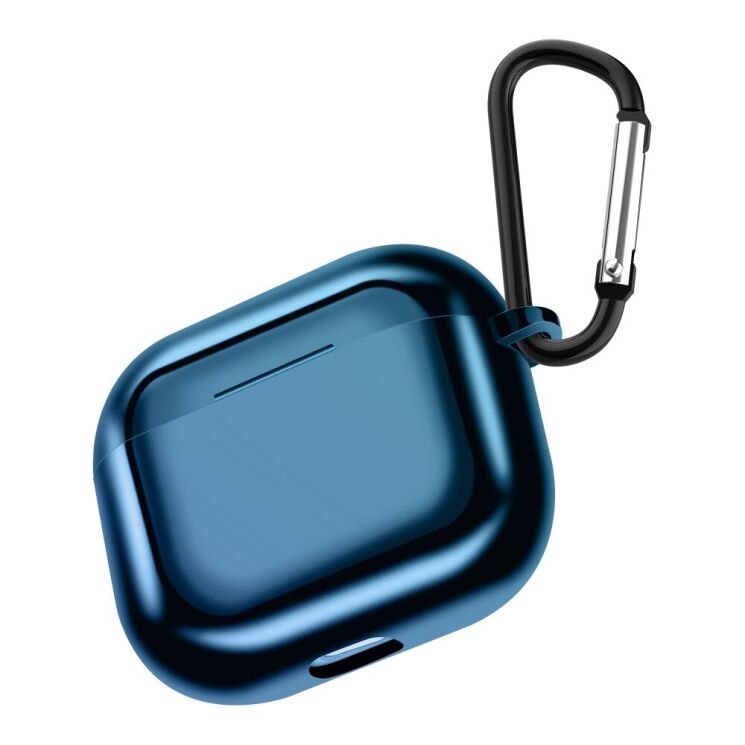 Захисний чохол Deexe Shiny Case для Apple AirPods 3 - Blue: фото 4 з 5