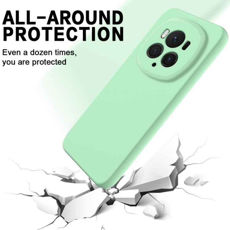 Защитный чехол Deexe Silicone Case для Honor Magic 6 Pro - Black: фото 3 из 8