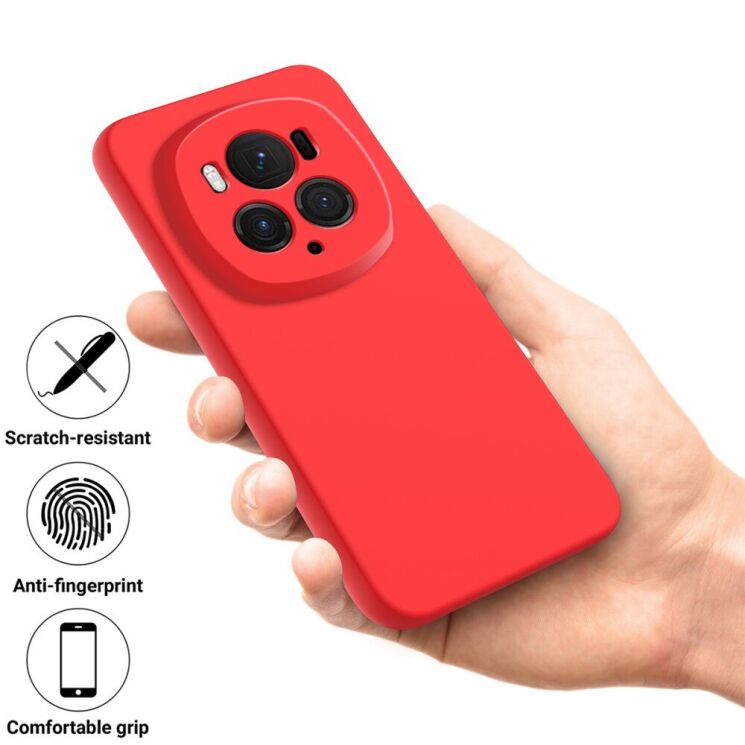 Защитный чехол Deexe Silicone Case для Honor Magic 6 Pro - Black: фото 5 из 8