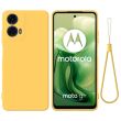 Защитный чехол Deexe Silicone Case для Motorola Moto G24 / G04 / G04s - Yellow (347803Y)