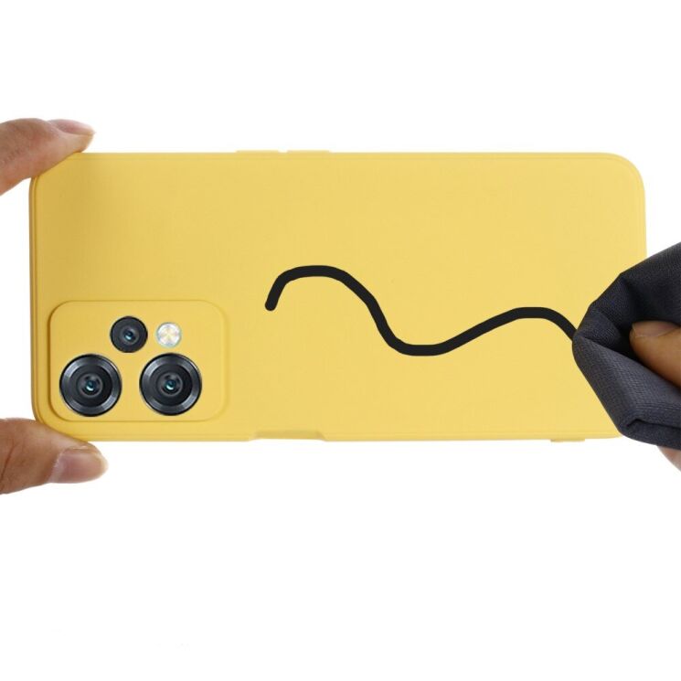 Защитный чехол Deexe Silicone Case для OnePlus Nord CE 2 Lite - Yellow: фото 4 из 10