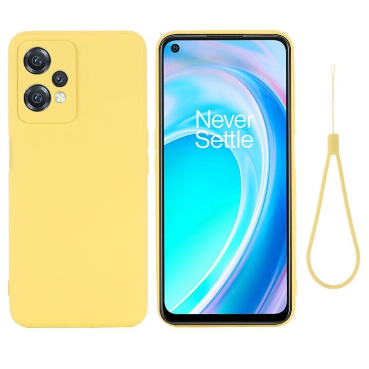 Защитный чехол Deexe Silicone Case для OnePlus Nord CE 2 Lite - Yellow: фото 1 из 10