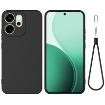 Захисний чохол Deexe Silicone Case для OPPO Reno 14 F/FS - Black: фото 1 з 9