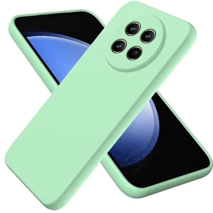 Защитный чехол Deexe Silicone Case для Realme 12 5G - Green: фото 1 из 8